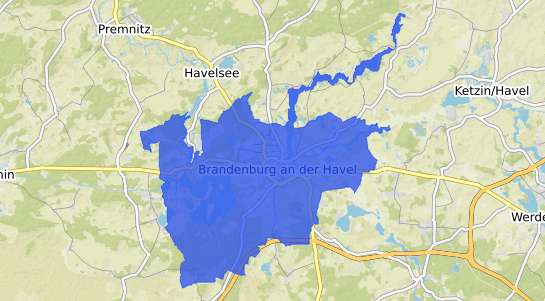 Bodenrichtwertkarte Brandenburg an der Havel